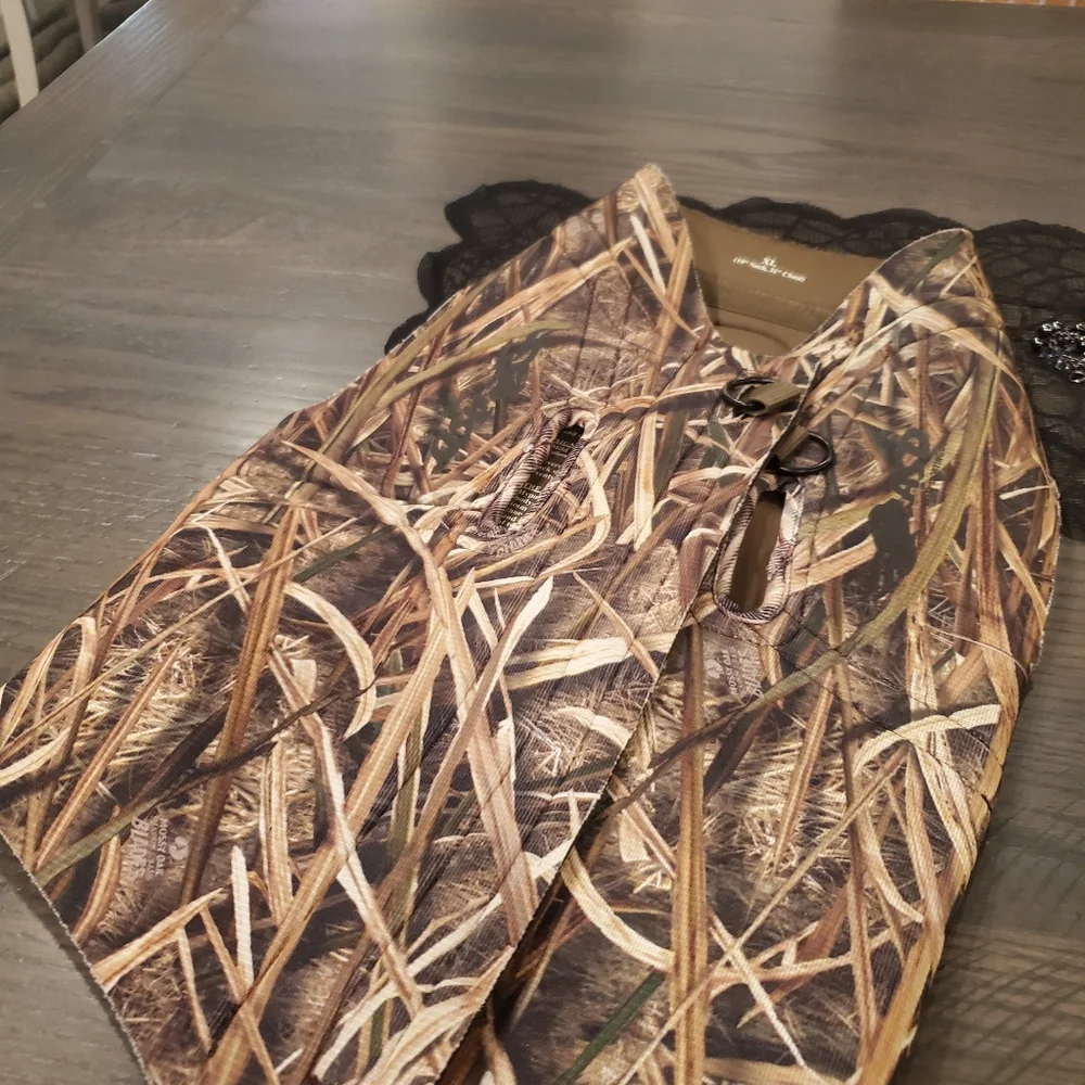 Dog Vest  Real tree max 7 camouflage  Neoprene xl new